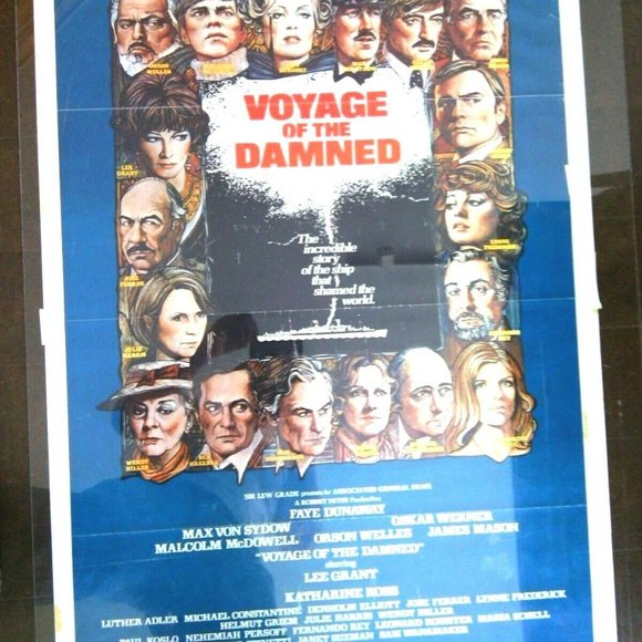Vintage British Film Poster Voyage of the Damned Original Movie Poster Cruise UK - Picture 5 of 16